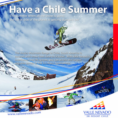 Valle Nevado Ski Resort Advertising